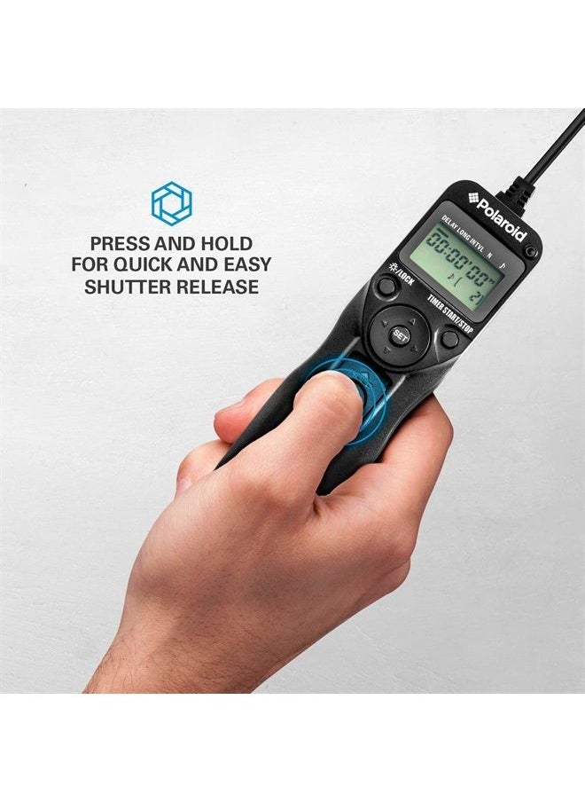 Polaroid PLRTC18 Replacement Shutter Release Timer Remote Control for Select Canon Digital SLR Cameras  - Image 4
