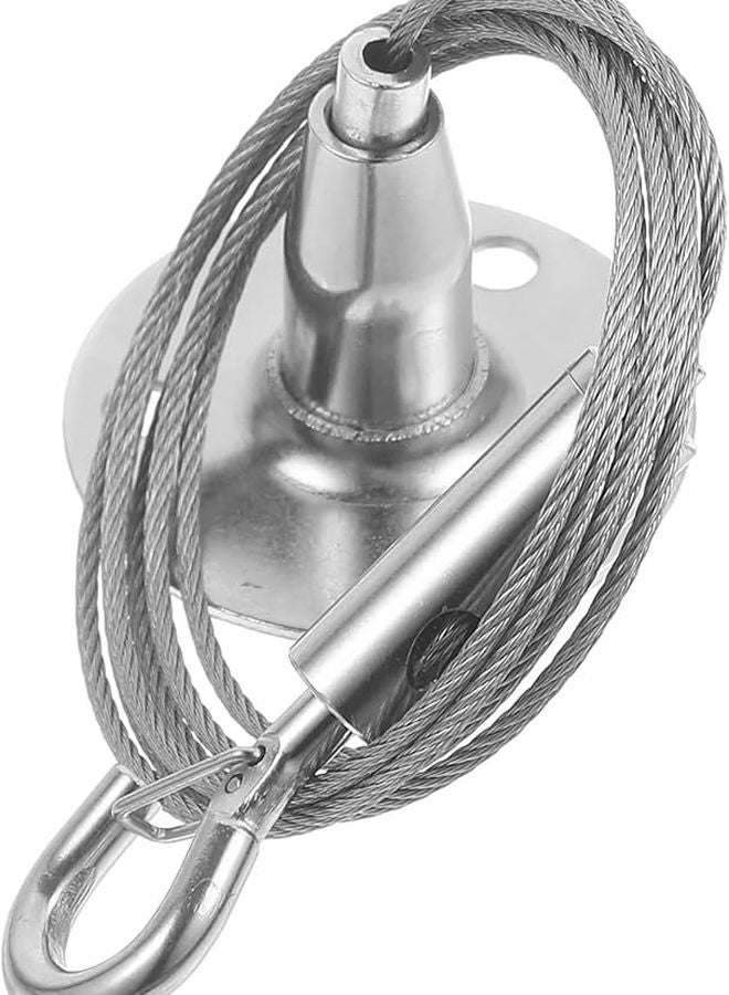 Heavy Duty Picture Hanging Kit 10pcs Adjustable Steel Wire Rope Lock Hook For Mirror Decorations - Image 2