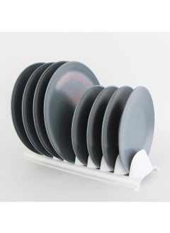 Devigo 8 Compartment Plate Rack 8 Compartment Plate Organizer  - Image 2