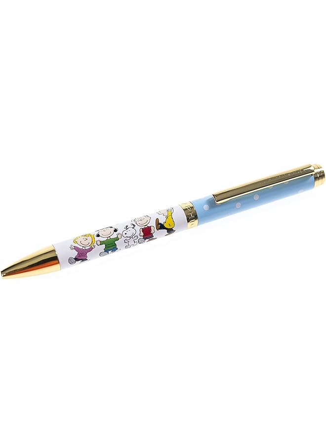 erorex Peanuts Fashion Pen 5.5” Ballpoint Pen Refillable Black Ink Retractable Twist Top Matching Decorative Box Comfort Grip For Writing Office Supplies Accessories - Image 1
