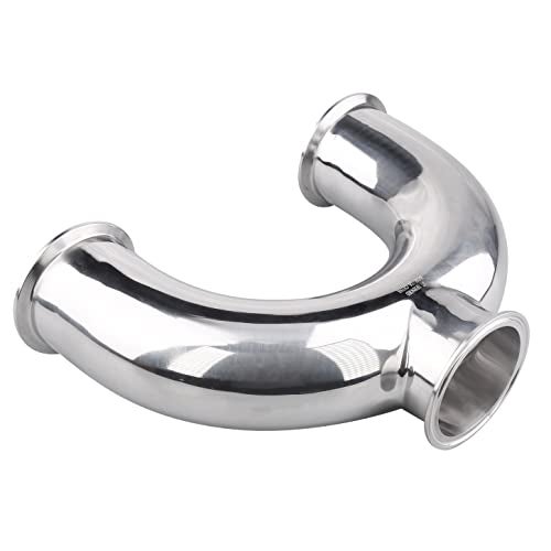 DERNORD 3 Way U Sanitary Ferrule Pipe Fittings TriClamp Type Stainless Steel 304 Pipe OD 3 INCH - Image 3