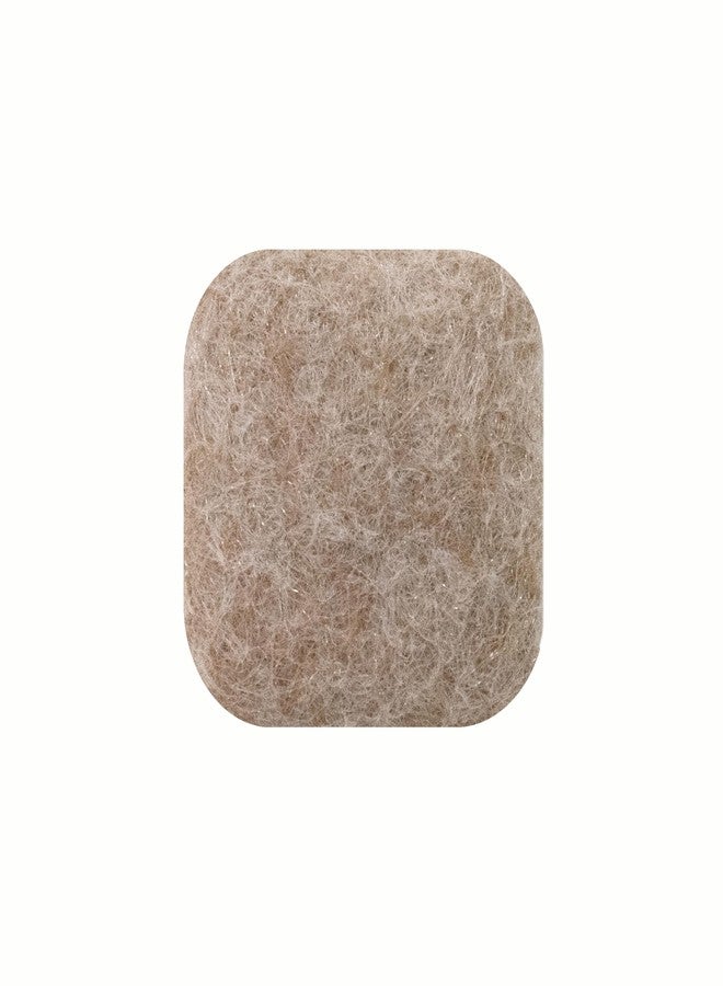 Super Sliders 1 1/4" Square Secure Grip Formed Felt Furniture Movers for Hardwood, Beige (20 Pack) - Image 4