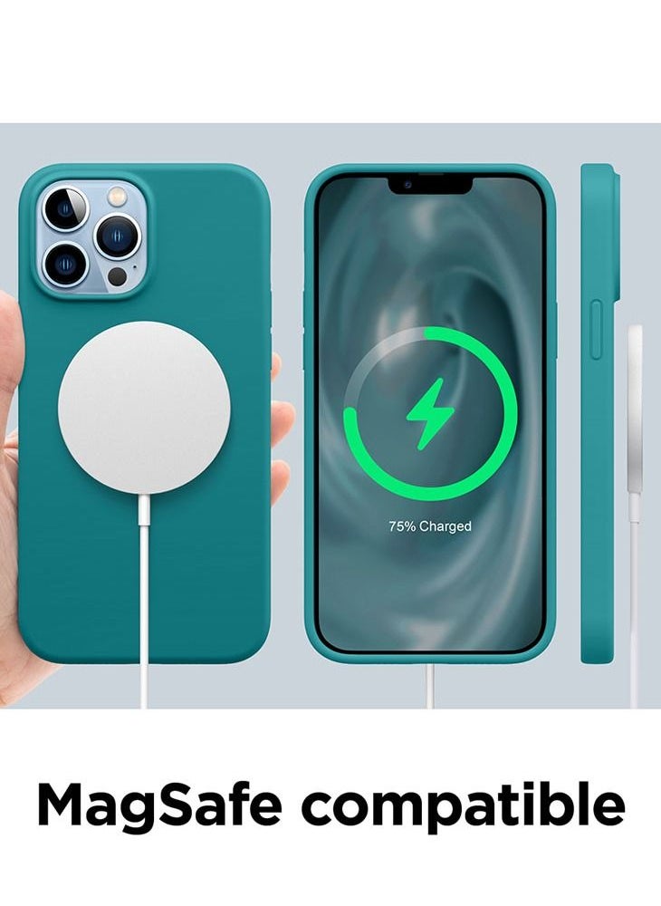 Elago - Silicone for iPhone 13 Pro MAX Case Cover - Dark Turquoise - Image 1