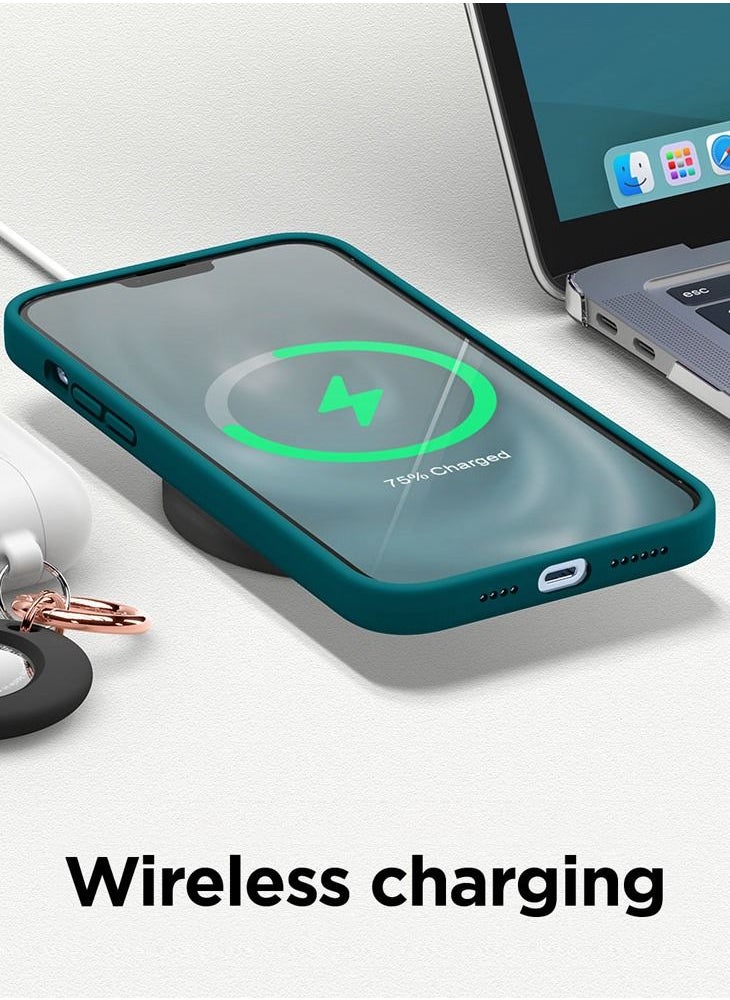Elago - Silicone for iPhone 13 Pro MAX Case Cover - Dark Turquoise - Image 1