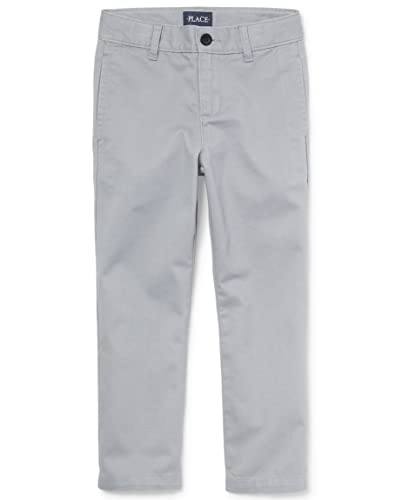 The Children's Place Boys Stretch Chino Pants,Fin Gray Single,10 - Image 5