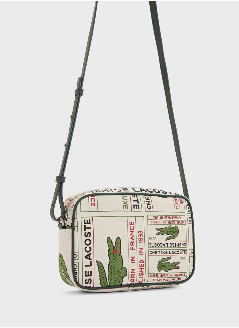 LACOSTE Top Handle Flap Over Crossbody