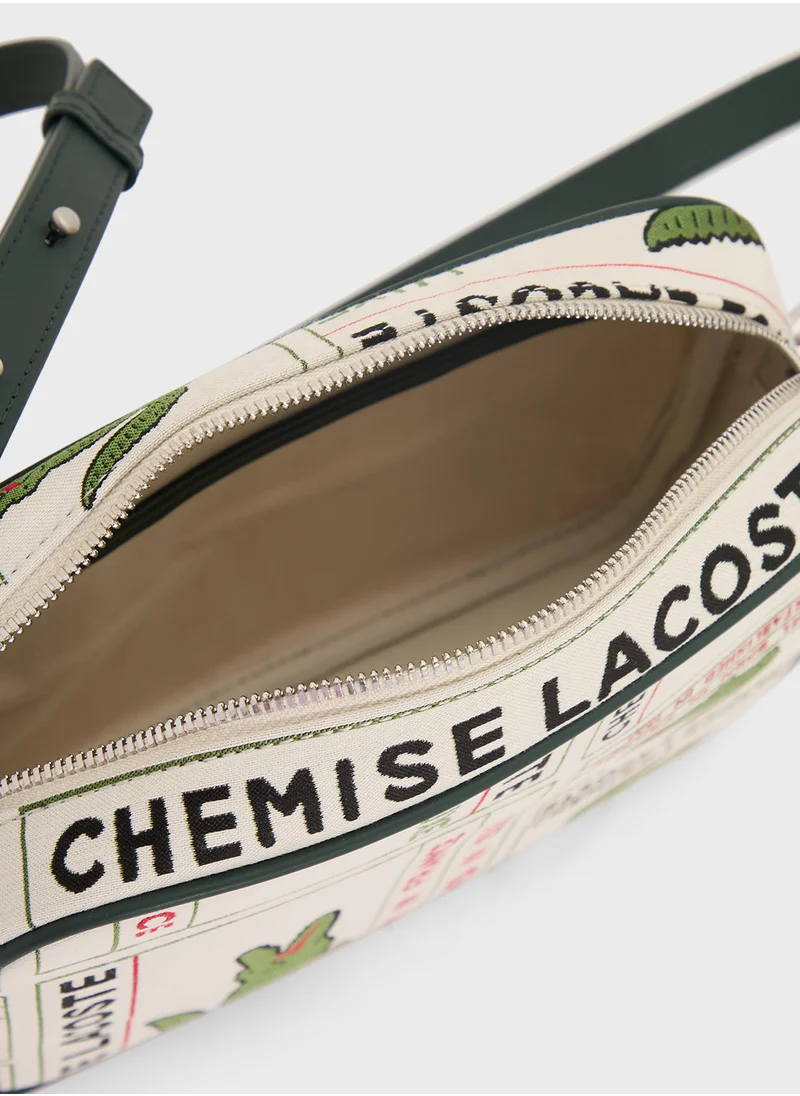 LACOSTE Top Handle Flap Over Crossbody