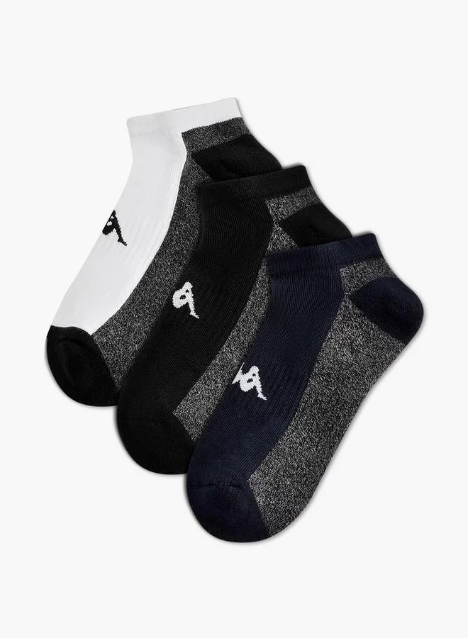 كابا Kappa Men Socks Ankle Length Half Terry - Set of 3