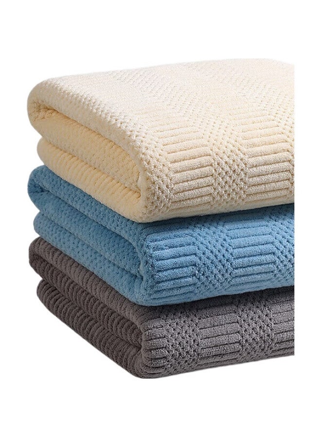 Grace A-Class Bath Towel, Absorbent And Quick-Drying, Adult Large Bath Towel, Unisex, 70*140Cm, Cream White - Image 1