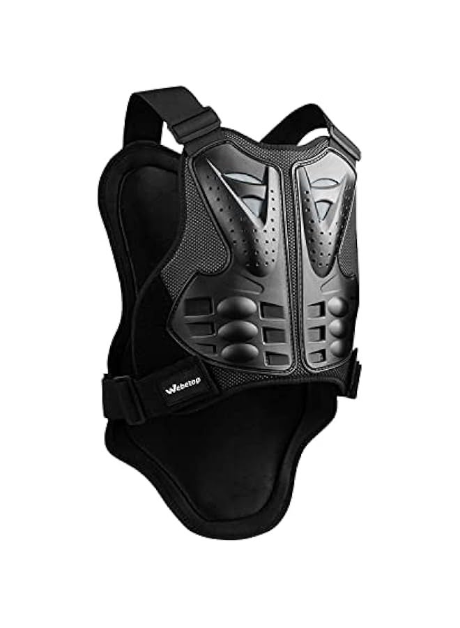 JIAJUN Kids Dirt Bike Knee And Elbow Pads Shin Guards Youths Protective Gear Set + Armor Vest Protector for Dirt Bike Mountain Bike Off-Road Racing Adult L - Image 2