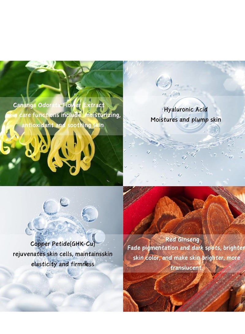 Posealing Blue Copper Peptide Face Serum ,Blue Peptide Skin Care ,Anti Aging Serum for Face Scincare ,Peptide Moisturiser,Face Skin Care for Women Face Serum 50g - Image 3