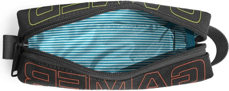 CORAL HIGH Kids Black Gray Gamer Patterned Pencil Bag 22080