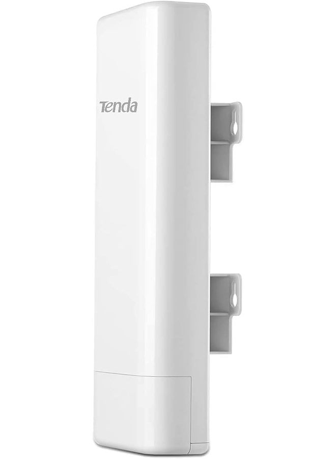 Tenda Outdoor Access Point Wi-Fi 2.4GHz 11N 150Mbps, 2 * 10 / 100Mbps Ethernet Port, Passive PoE, -30 ℃ ~ 60 ℃, IP64 Waterproof Enclosure, 6000V Lightning Protection(O3) White - Image 1