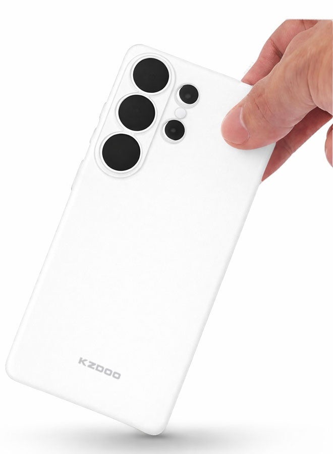 KZDOO Case for Galaxy S26 Ultra Air Skin Case All Around Full Protection Ultra Slim 0.3mm Thickness 4g Feather Weight - Frosted Clear - Image 3