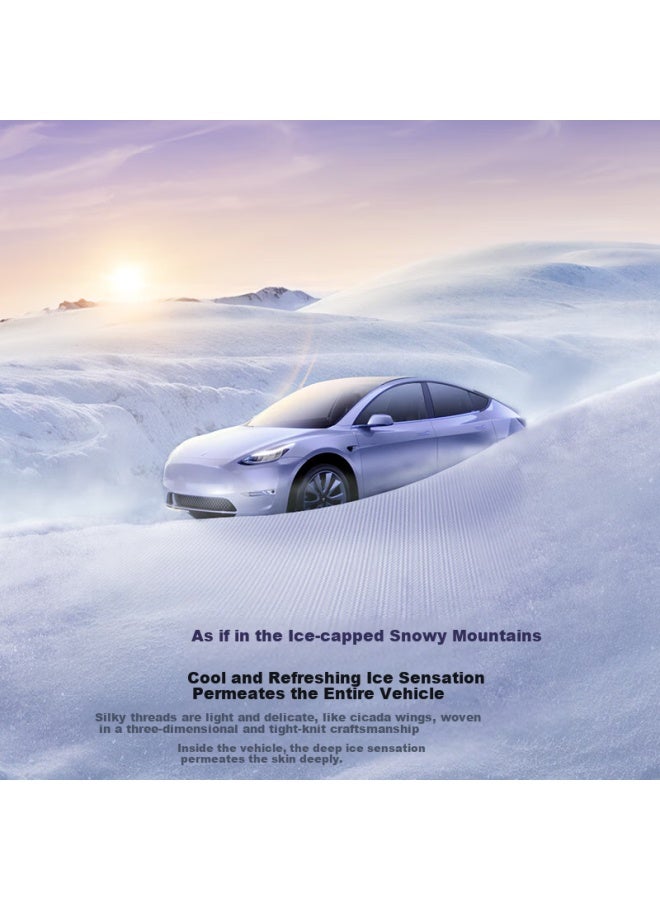 Baseus Tesla Sunshade For Model Y/3 Refreshed Version, Sunroof Shade, Sun Protection, Heat Insulation, Cooling Special Ice Curtai - Image 2