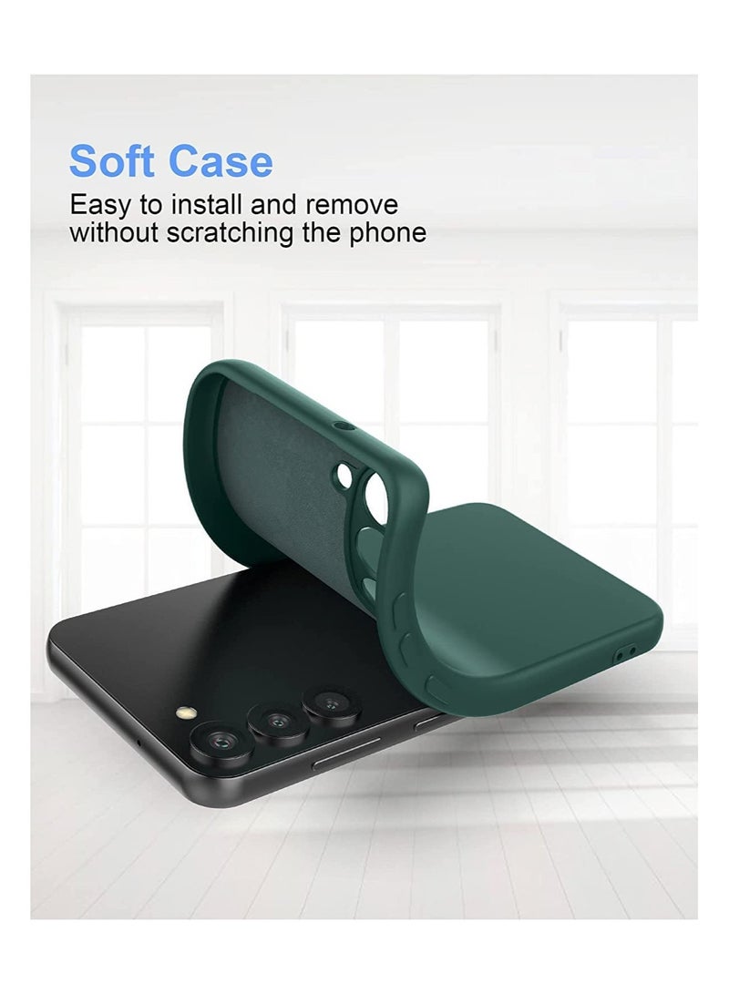 ELTRAZONE غطاء هاتف سامسونج جالاكسي S23 أسود نحيف يناسب غطاء خلفي من TPU مرن - Image 4