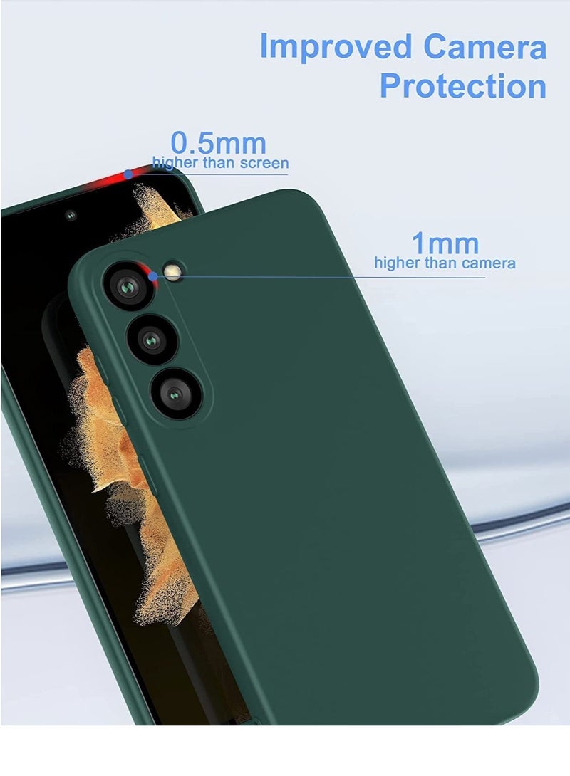 ELTRAZONE غطاء هاتف سامسونج جالاكسي S23 أسود نحيف يناسب غطاء خلفي من TPU مرن - Image 3