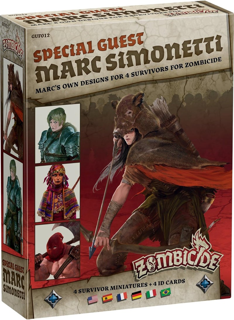 Asmodee Zombicide Black Plague Special Guest Marc Simonetti Board Game  - Image 1