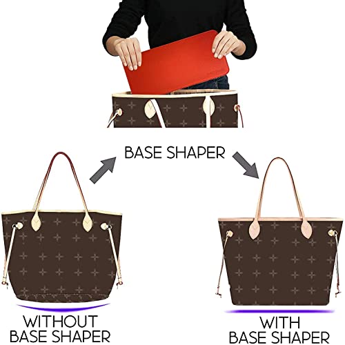 Purse Bling Speedy 25 Base Shaper, Red Bag Shaper for LV Speedy Bags and other LV Totes, Vegan Leather - Image 4