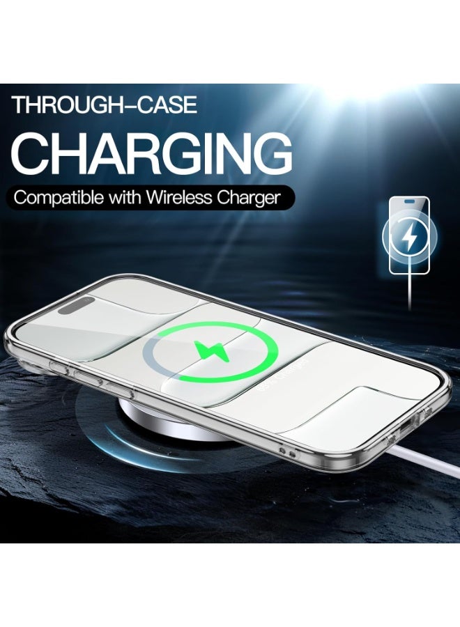 Denx Clear Magnetic Case for iPhone 17 Air, Compatible iphone 17 Air with, Translucent Back  Shockproof Phone Cover. - Image 3