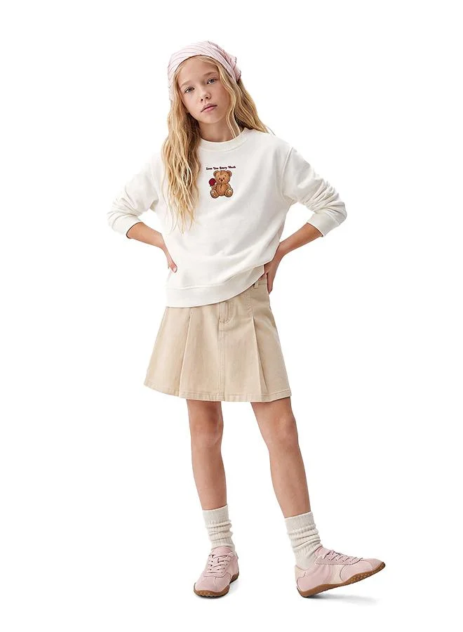 كوتون Printed Sweatshirt