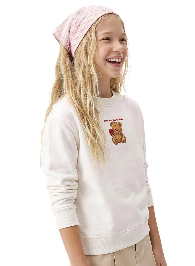 كوتون Printed Sweatshirt