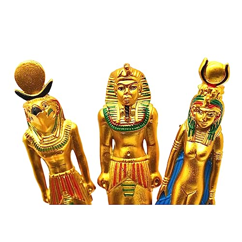 Lopenle 5PCS Novelty Egyptian Pharaoh Pens Egypt Pens Creative Retractable Ballpoint Pen 0.5mm Blue Ink For Adults School Home Office Stationery Store… - Image 4