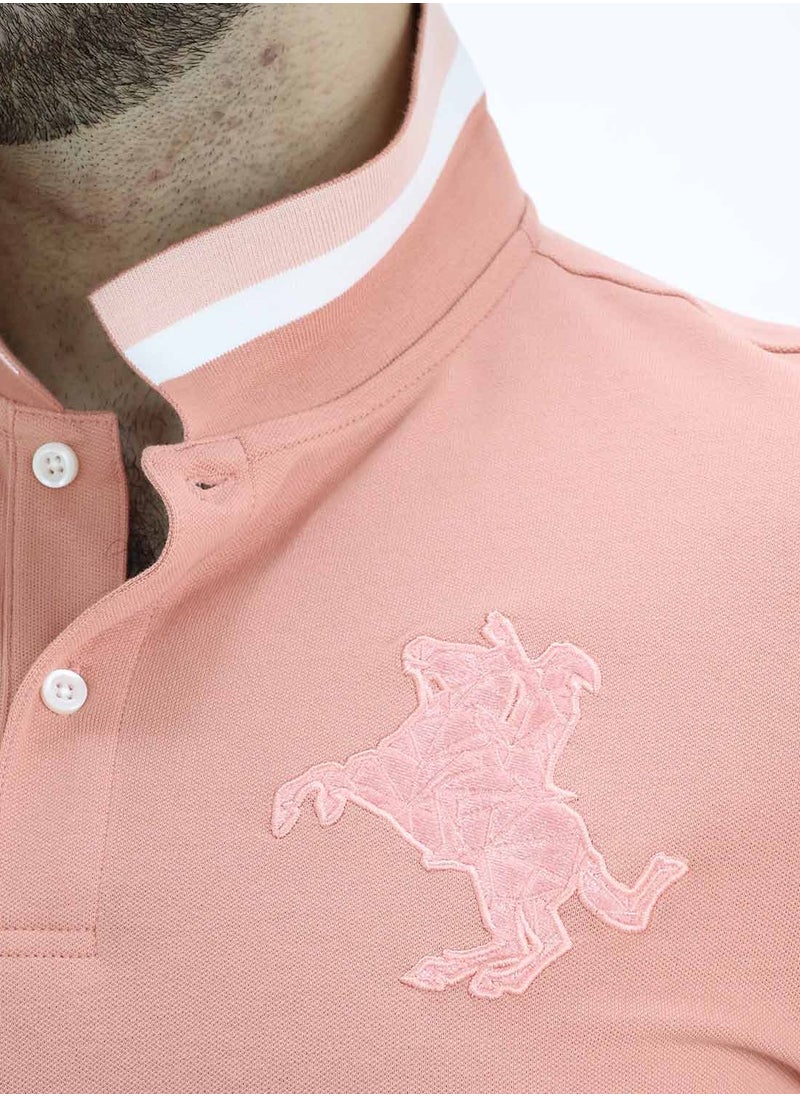 GIORDANO Men's Polo Pink  - Image 5