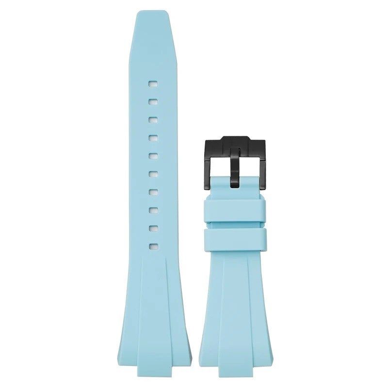 Bluejw Quick Release Silicone Watch Strap Replacement for Tissot PRX 35mm 40mm – 11mm 12mm Rubber Watch Bands for Men and Women - Image 1