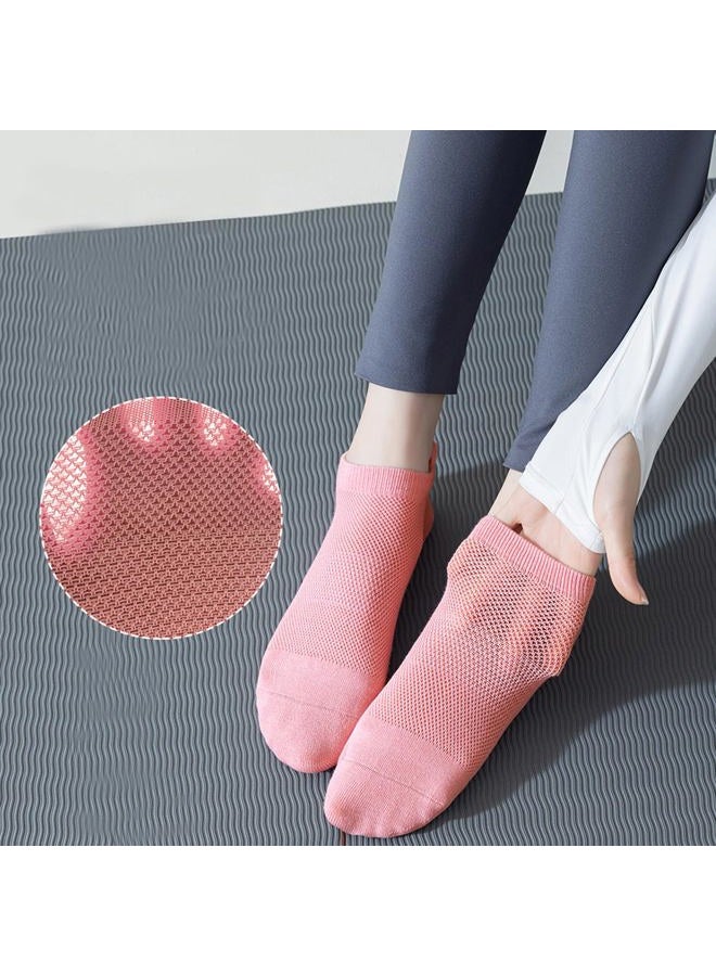 Tergy 8 Pairs Yoga Socks with Grip for Women Anti Skid Gripper Socks No Slip Socks for Pilates, Barre, Dance,Yoga (Short Socks(Style 2)) - Image 2
