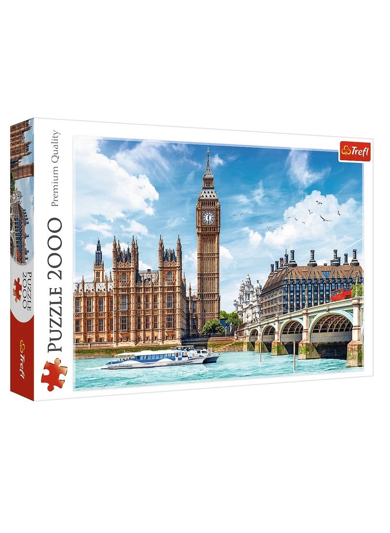 Trefl - puzzles Big Ben, London, England 2000 Pcs - 27120 - Image 1