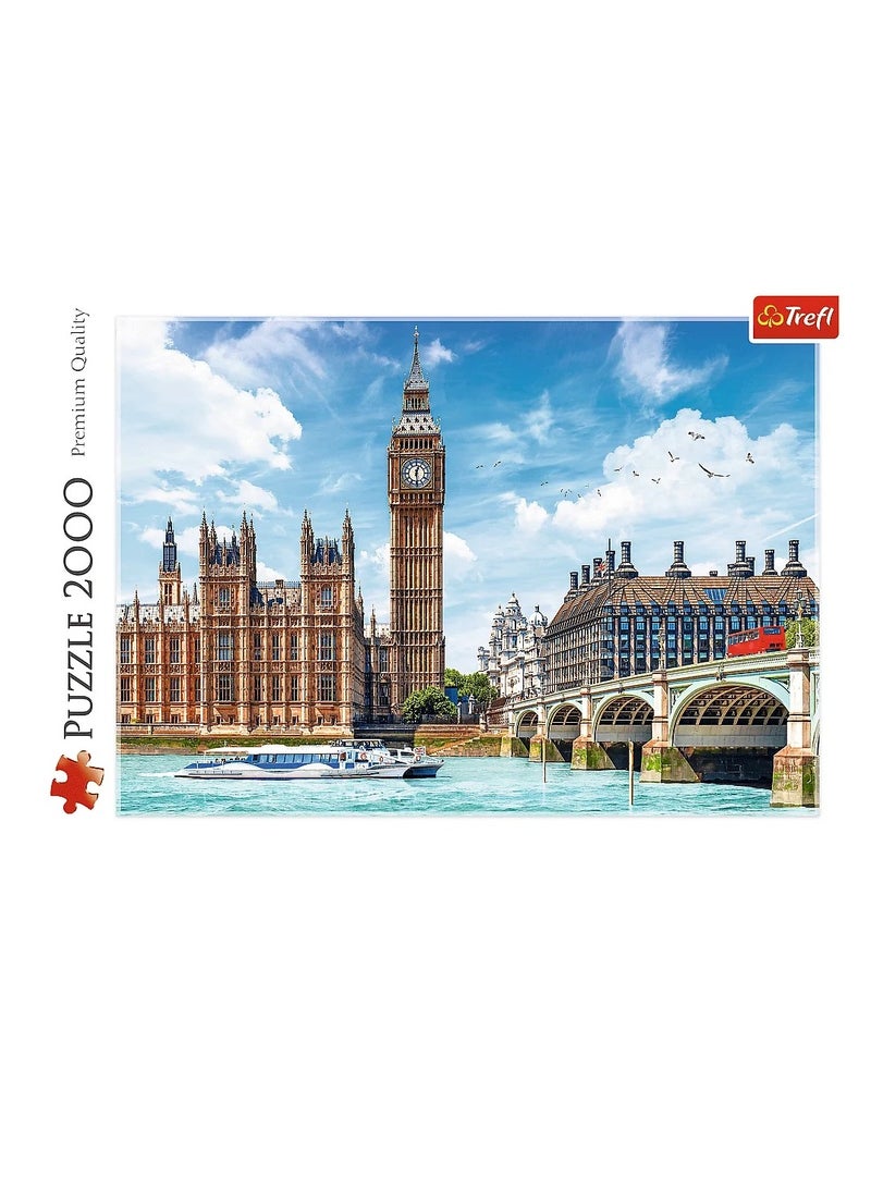 Trefl - puzzles Big Ben, London, England 2000 Pcs - 27120 - Image 2