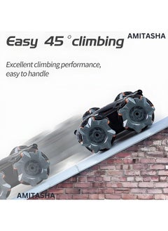 Amitasha Amitasha RC Remote Control Car 4X4 Dual Sided Climbing Vehicle All-Terrain Rock Crawler, Double Sided 4WD Off-Road Rechargeable Truck for Kids & Adults 360° Rotate Drift Stunt Car  - Image 2
