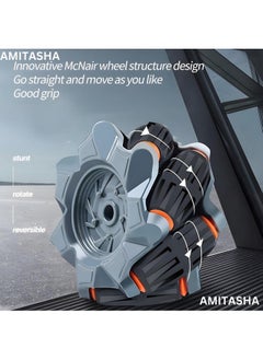 Amitasha Amitasha RC Remote Control Car 4X4 Dual Sided Climbing Vehicle All-Terrain Rock Crawler, Double Sided 4WD Off-Road Rechargeable Truck for Kids & Adults 360° Rotate Drift Stunt Car  - Image 5