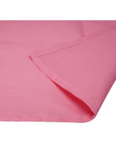 Home-Tex Design 2 Piece Hometex Design Single Size Dyed Flat Sheet Set Rose Pink - 1 Flat Sheet (150x260 cm) + 1 Pillow Cover (50x75 cm)  - Image 5