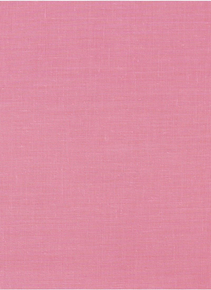 Home-Tex Design 2 Piece Hometex Design Single Size Dyed Flat Sheet Set Rose Pink - 1 Flat Sheet (150x260 cm) + 1 Pillow Cover (50x75 cm)  - Image 4