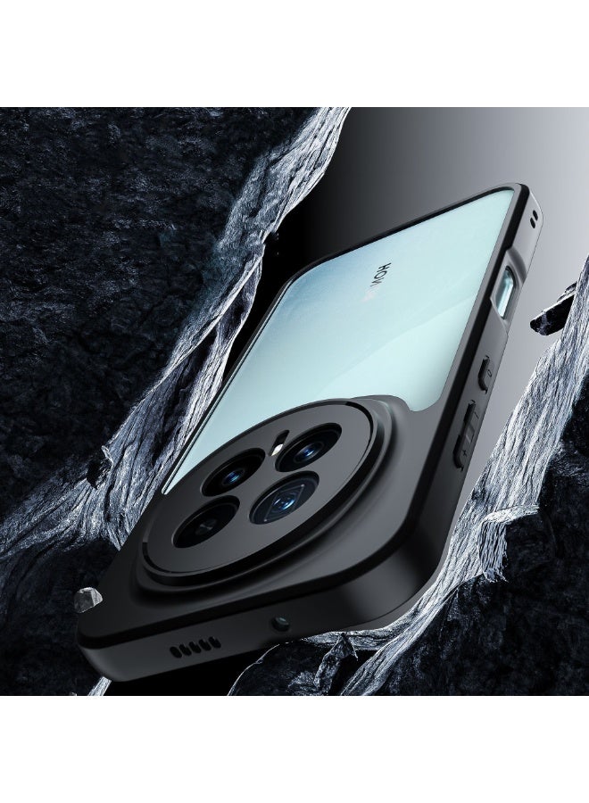 general Case Compatible with Honor Magic 8 Translucent 2 in 1 【TPU Soft Edge+PC Backplane】 Camera Protection - Image 2