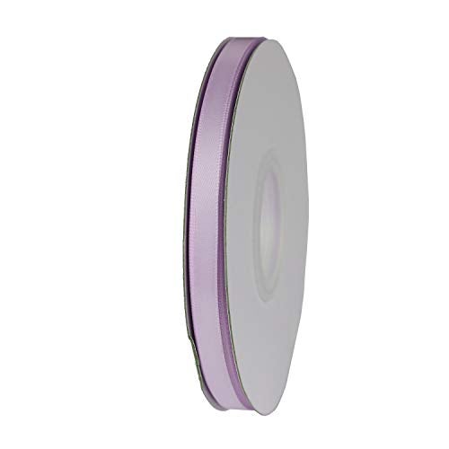 ITIsparkle 1/4" Inch Double Faced Satin Ribbon 50 Yards-Roll Set for Gift Wrapping Scrap Books Party Favor Hair Braids Baby Shower Decoration Floral Arrangement Craft Supplies, Lilac Mist Ribbon - Image 3