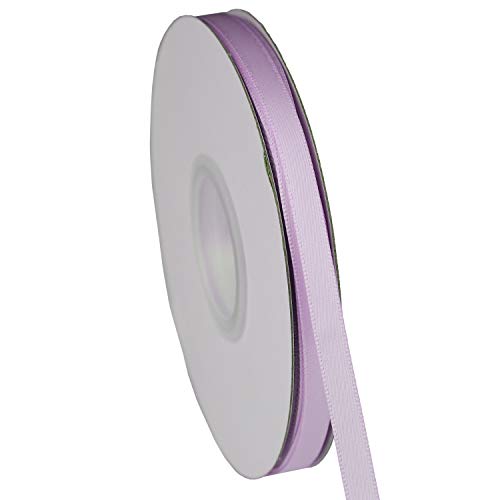 ITIsparkle 1/4" Inch Double Faced Satin Ribbon 50 Yards-Roll Set for Gift Wrapping Scrap Books Party Favor Hair Braids Baby Shower Decoration Floral Arrangement Craft Supplies, Lilac Mist Ribbon - Image 4