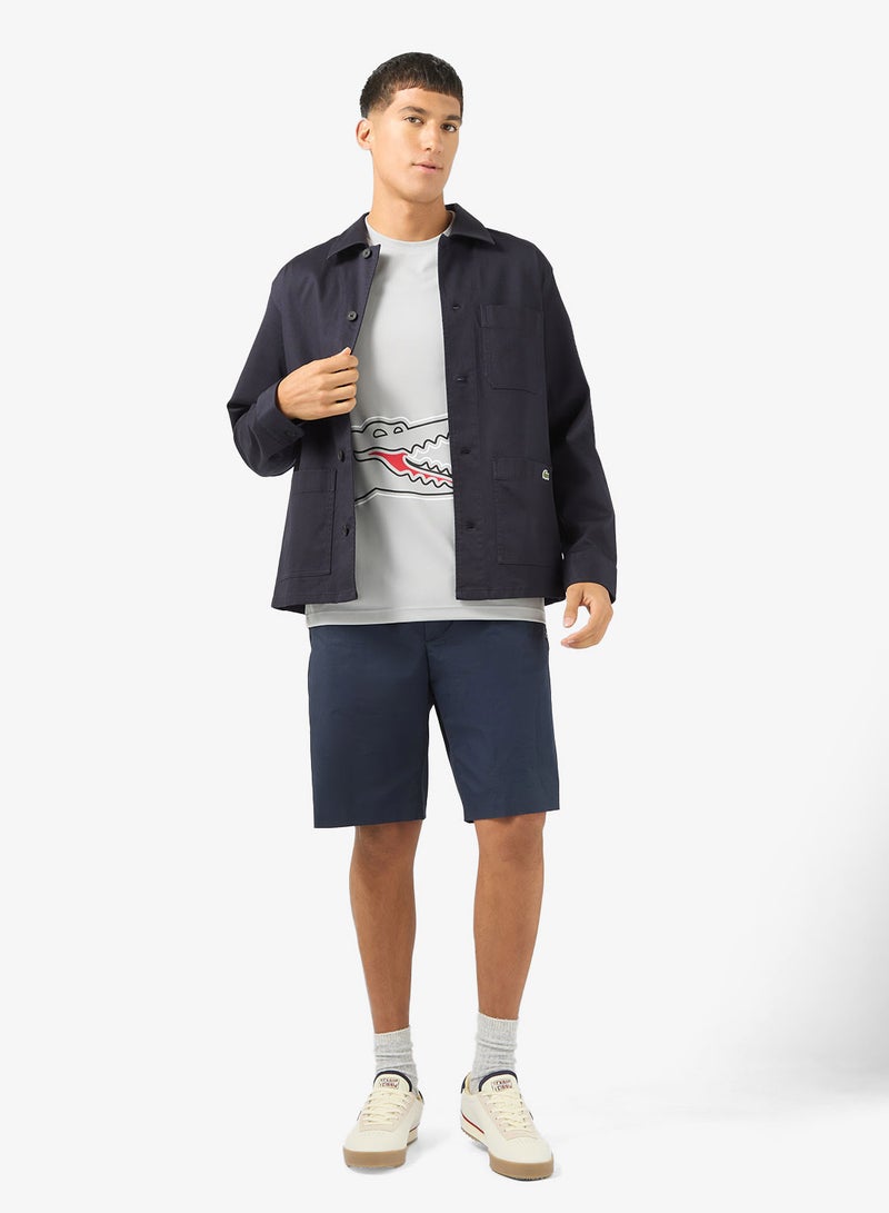 LACOSTE Regular Fit Lightweight Crew Neck T-Shirt - Image 4