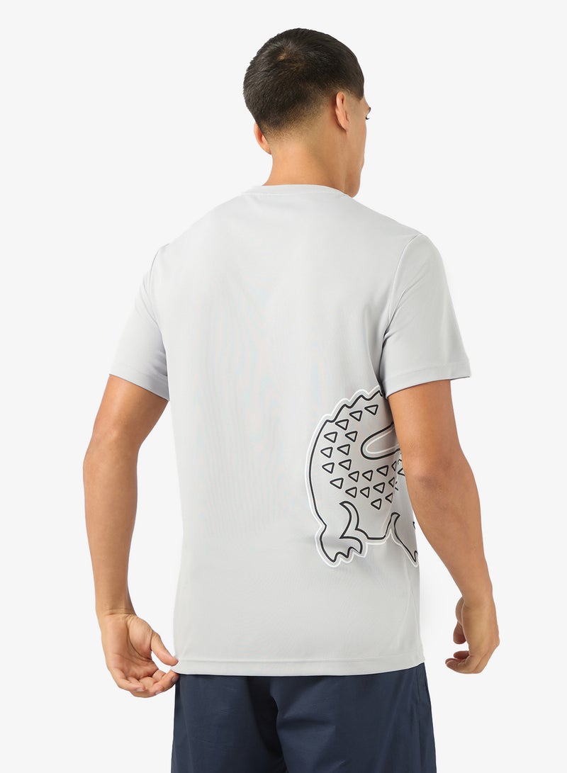 LACOSTE Regular Fit Lightweight Crew Neck T-Shirt - Image 2