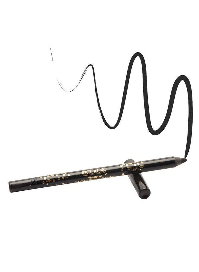 INCOLOR Long Lasting Waterproof Smudge Proof Glide Gel Eye Pencil/Kajal for Women, Rich Black Color, 1.2 Gram - Image 5