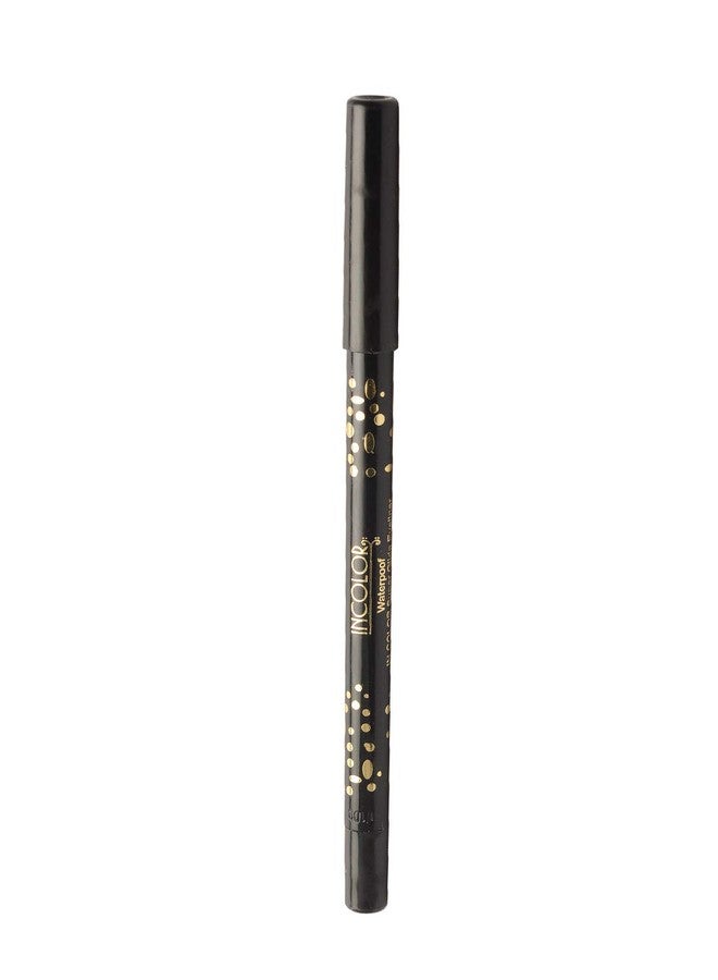 INCOLOR Long Lasting Waterproof Smudge Proof Glide Gel Eye Pencil/Kajal for Women, Rich Black Color, 1.2 Gram - Image 3