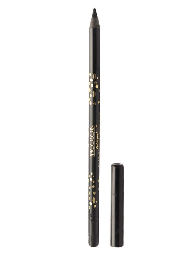 INCOLOR Long Lasting Waterproof Smudge Proof Glide Gel Eye Pencil/Kajal for Women, Rich Black Color, 1.2 Gram - Image 2