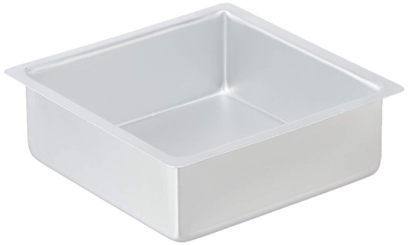 NY CAKE NY Cake Anodized Aluminum Square Cake Pans 8 Inch x 8 Inch x 3 Inch