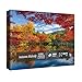 IdeaBazar Colorful Fall Lake Landscape Puzzles for Adults 1000 Pieces Nature Autumn Forest Scenic Jigsaw Puzzles Pretty Scenery Mountain Puzzle - Image 2