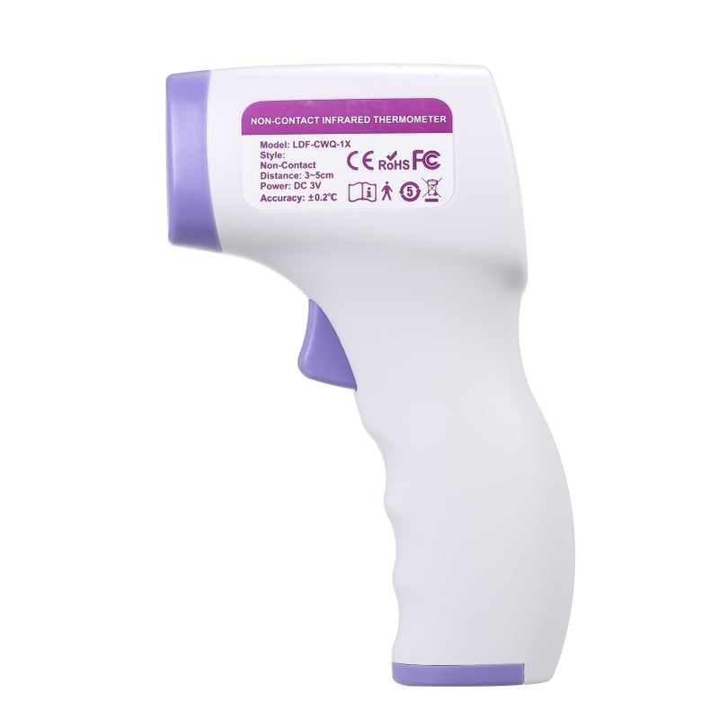 Non-Contact Infrared Thermometer: White, High-Precision Sensor - Instant Measurement, Stable Performance for Adults, Multi-Person Use in Complex Environments - Image 4