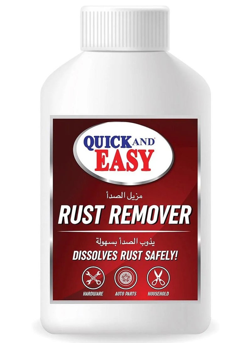 QUICK AND EASY Rust Remover Fast Acting Formula Versatile Use Safe On Surfaces 500 ML - Image 1