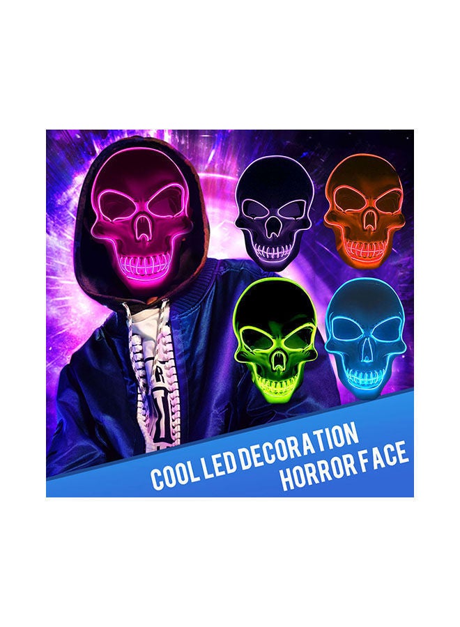 NIBEMINENT Led Glowing Mask Purple/White - Image 5