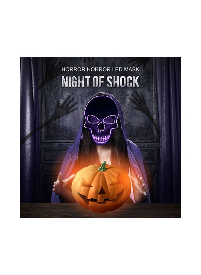 NIBEMINENT Led Glowing Mask Purple/White - Image 4